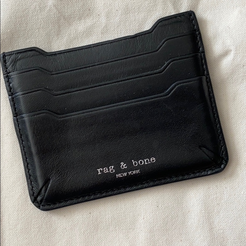 Rag & Bone leather card holder
